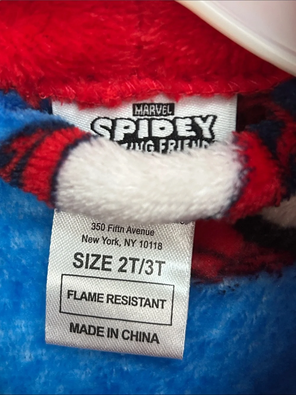 NWT Spider-Man Bathrobe 2T/3T